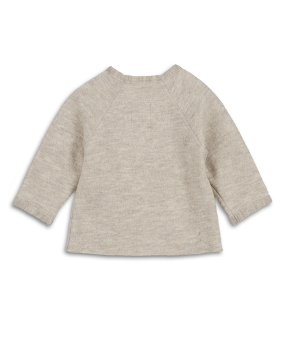 Walk-Jäckchen zum Binden - Natur