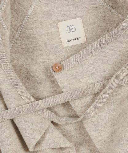 Walk-Jäckchen zum Binden - Natur