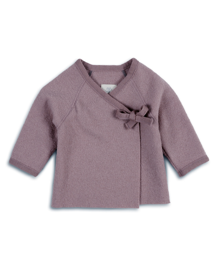 Walk-Jäckchen zum Binden - Mauve