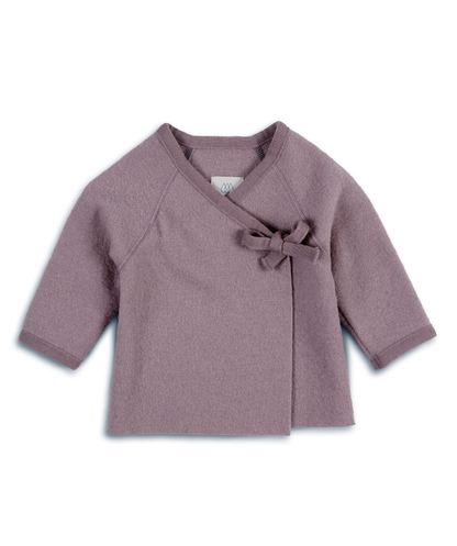 Walk-Jäckchen zum Binden - Mauve