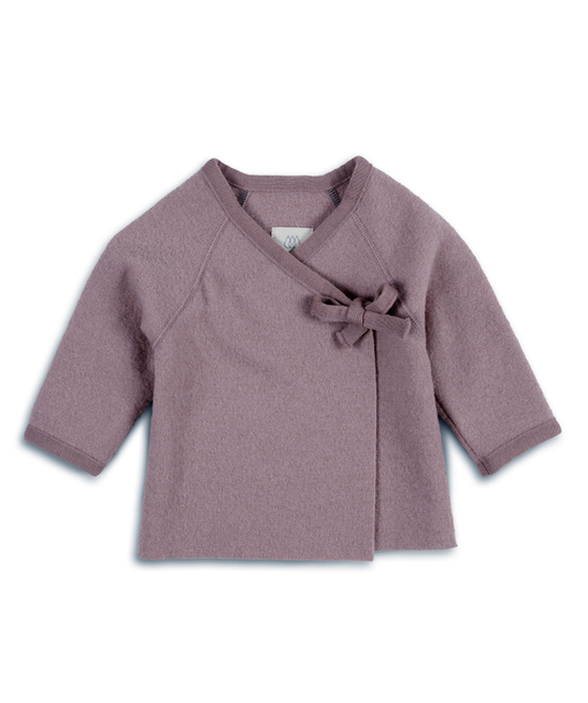 Walk-Jäckchen zum Binden - Mauve