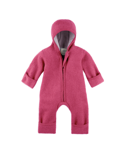 Wollwalkanzug 100% Bio-Schurwolle - Pink