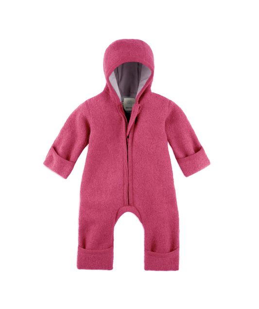 Wollwalkanzug 100% Bio-Schurwolle - Pink