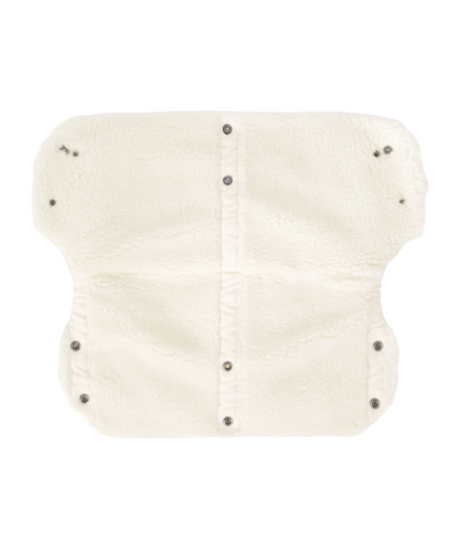 Handmuff 100% Merinowolle - Beige