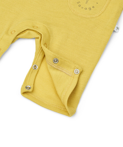 Play Suit 100% Merinowolle - Mustard