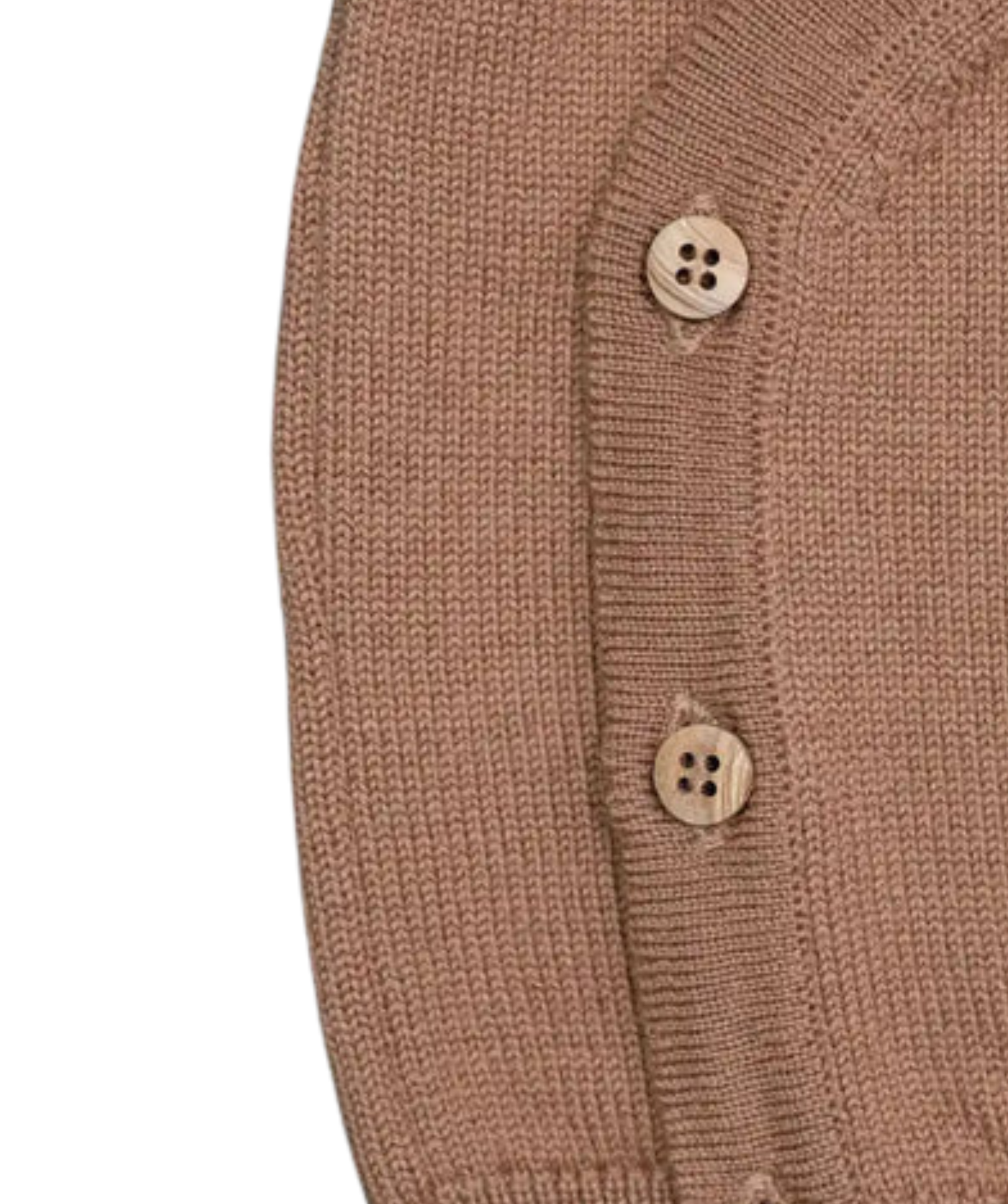 The Woolly Baby Jacket 100% Merinowolle - Camel