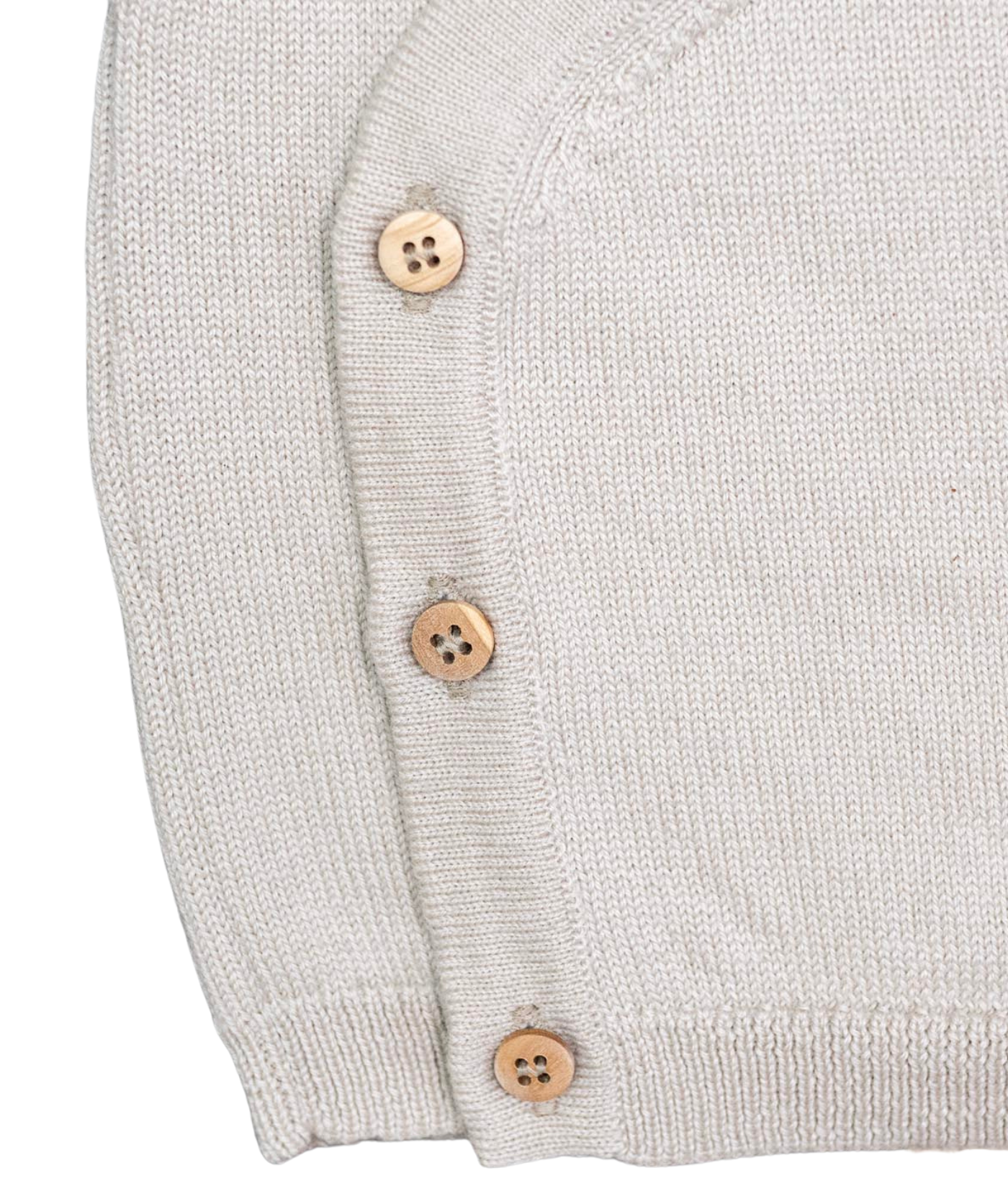 The Woolly Baby Jacket 100% Merinowolle - Sand