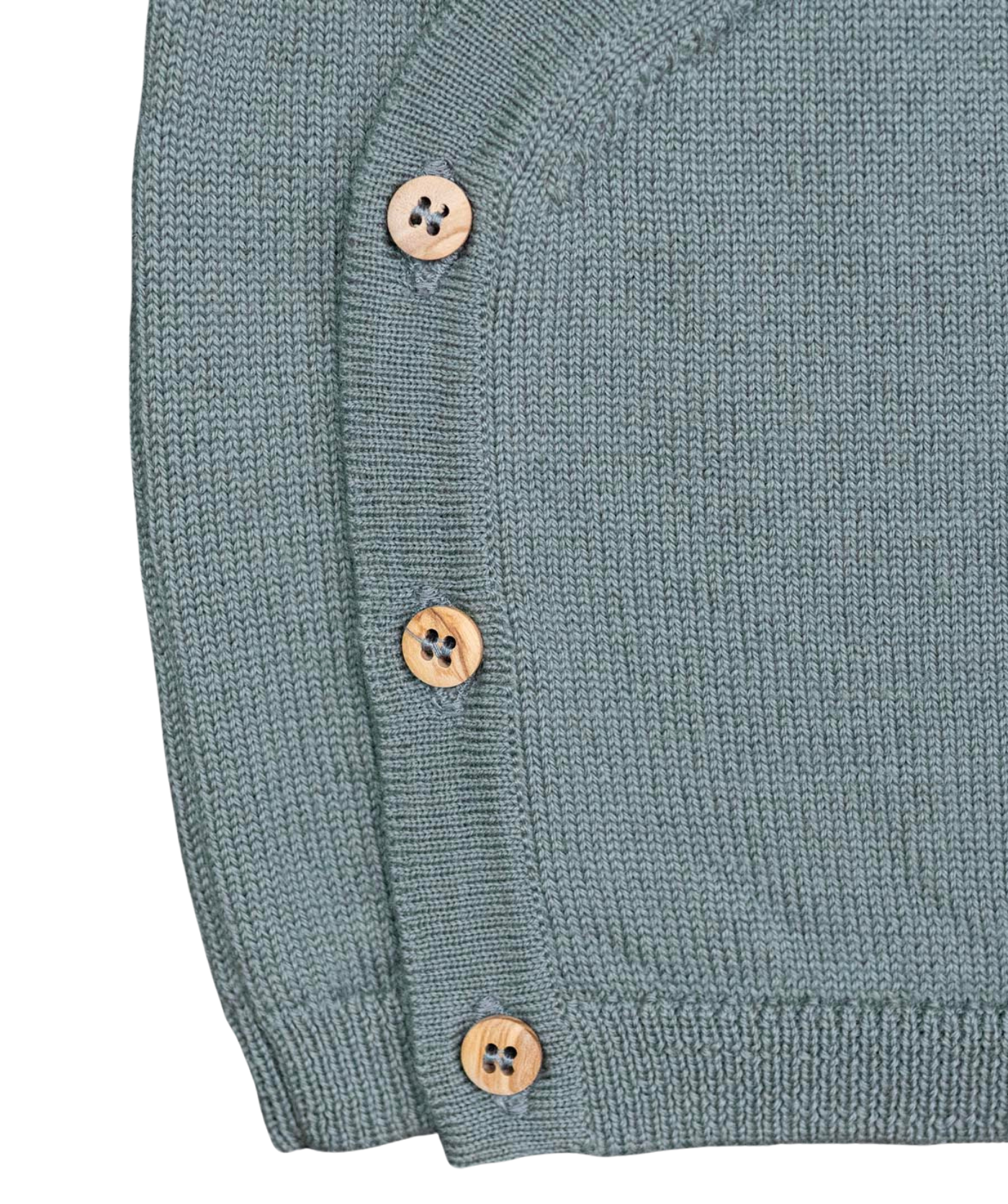 The Woolly Baby Jacket 100% Merinowolle - Sage