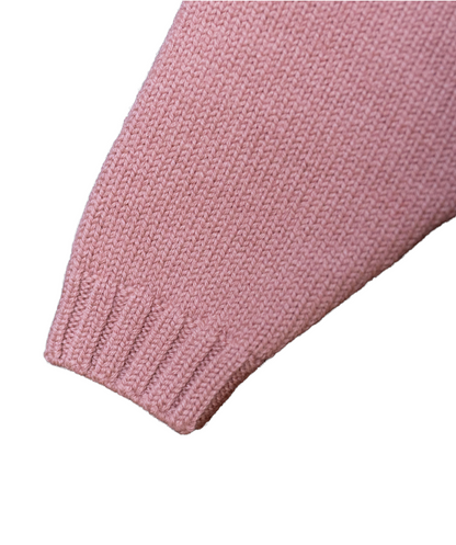 The Woolly Cardigan 100% Merinowolle - Rose