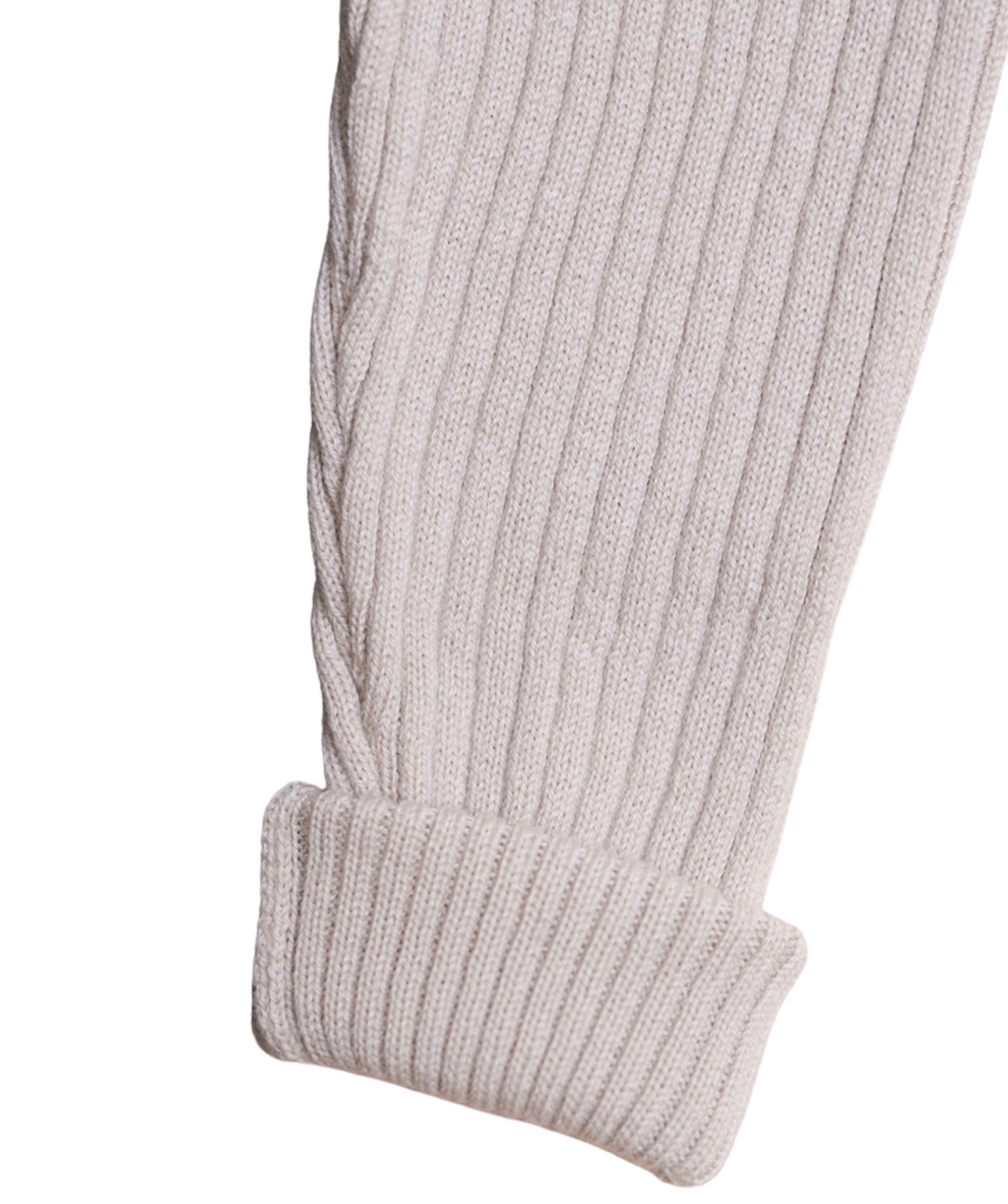 The Woolly Leggings 100% Merino Wool - Sand