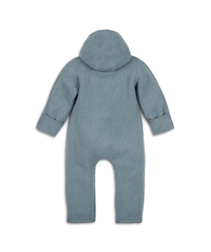 Wollwalkanzug 100% Bio-Schurwolle - Rauchblau