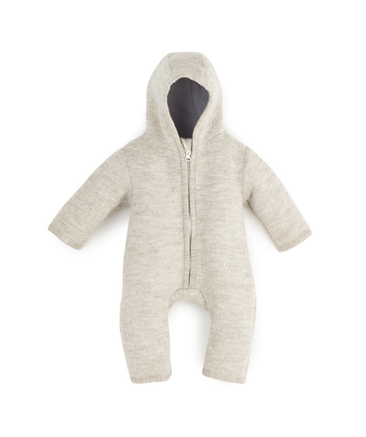 Wollwalkanzug 100% Bio-Schurwolle - Natur