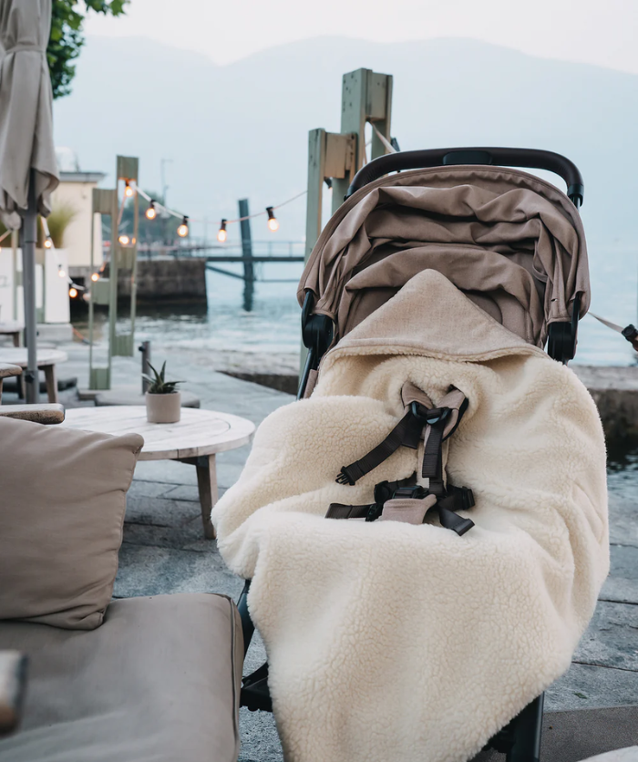 Einschlagdecke Koala 100% Merinowolle - Cashmere