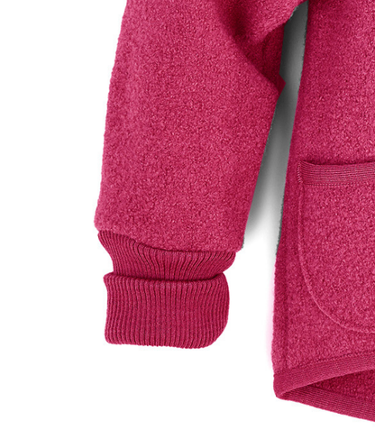 Walkjacke mit Reissverschluss - Pink