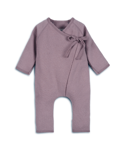 Walkoverall zum Binden - 100% Bio-Schurwolle - Mauve