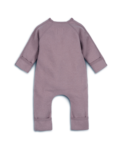 Walkoverall zum Binden - 100% Bio-Schurwolle - Mauve