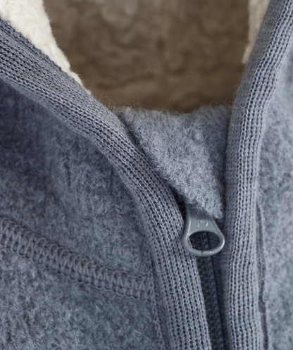 Walk Overall mit Teddyfutter  - Rauchblau