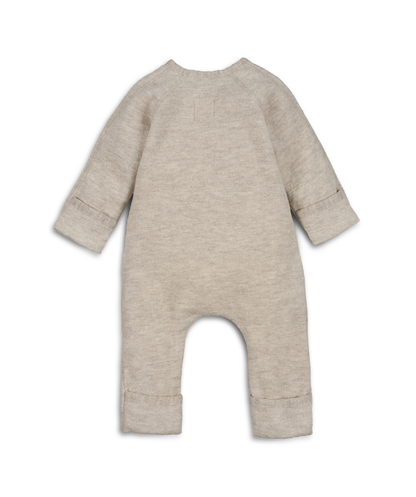 Walkoverall zum Binden - 100% Bio-Schurwolle - Natur