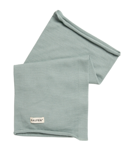 Strick-Schlauchschal - 100% Merinowolle - Mint